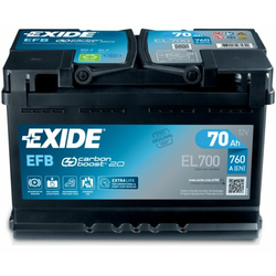 AKUMULATOR EXIDE 70AH EFB START STOP EL700