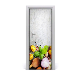 tulup.si Samolepilni tapete na vratih Zelenjava 75x205 cm