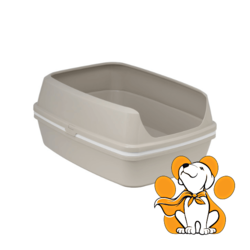 Moderna Lift To Sift Warm Gray Jumbo 56cm, Toalet Za Mačke Sa Sitom, Sivi