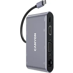 CANYON hub DS-14 8in1 4k USB-C Dark Grey