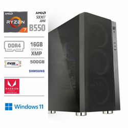 Računalnik MEGA 6000Y B550/R7-5750G/16GB/SSD500GB-NVMe/AMD grafika/Win11Pro