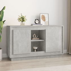 Komoda siva boja betona 102x35x60 cm od konstruiranog drva