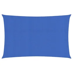 Vidaxl Senčno jadro 160 g/m2 modro 2x5 m HDPE