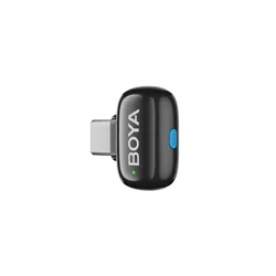 Mikrofon BOYA mini 2-02, bežični (2 TX + 1 RX + Charging Case), USB C, crni