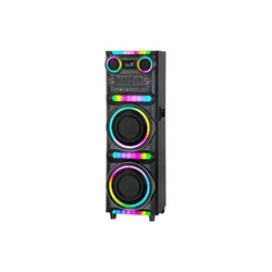 MS MOBILE Zvučnik bluetooth NDR-M1104 60W 2*10 inča sa dva mikrofona crni
