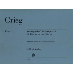 GRIEG:NORWEGIAN DANCES OP.35 FOR PIANO FOUR HANDS