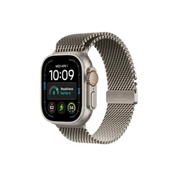 APPLE Watch Ultra 4 GPS + Cellular 49mm Natural Titanium Case with Natural Titanium Milanese Loop – S (MJA84SE/A)