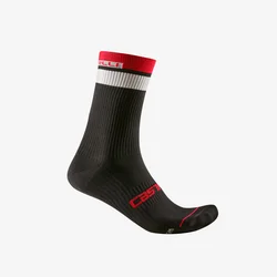 Castelli Nogavice Gara 18 - Črno rdeča, S/M