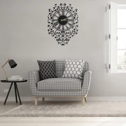 Atelier Del Sofa Zidni sat 50x70cm Crni