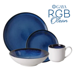 Porcelanski set 16 kosov - Gaya RGB Ocean Lunasol - w0029