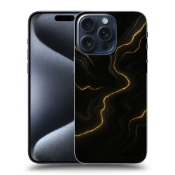 Silikonski prozorni ovitek za Apple iPhone 15 Pro Max - Thunder