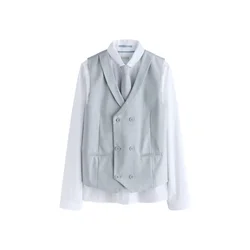 Baker by Ted Baker Komplet svetlo siva/bela