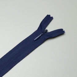 ARTFABRIC STORE Skriveni rajsferšlus, Teget, 20cm, tip 3