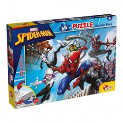 LISCIANI Puzzle Marvel Spiderman 2u1 složi I oboji -48 delova