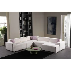ATELIER DEL SOFA Ugaona sofa Melva ( Right + Stoo)