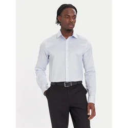 Calvin Klein Srajca LV019EU068 Svetlo modra Slim Fit