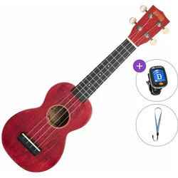 Mahalo ML1CR Basic SET Cherry Red Soprano ukulele