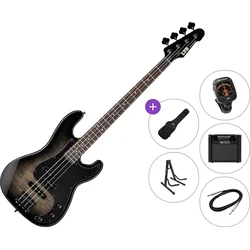 ESP LTD SURVEYOR-204DX Premium SET Black Burst Električna bas kitara