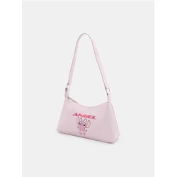Sinsay - Mala torbica na rame sa lančićem Stitch - pastelno roze