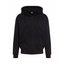 Zip-up sweatshirt black