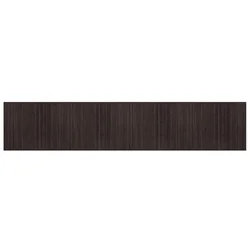 Vidaxl Preproga pravokotna temno rjava 80x400 cm bambus