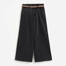 Reserved - Wide leg farmerke s pojasom