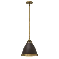 Hinkley HK-AMELIA-P-M-RB - Luster na štapu AMELIA 1xE27/60W/230V bronz