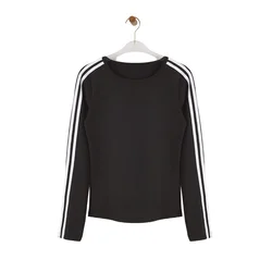 Trendyol Bluza črna/bela