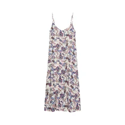 VERO MODA Poletna obleka VMCHERIE  modra / rjava / roza / off-bela