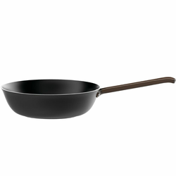 Globoka ponev EDO Alessi 28 cm črna