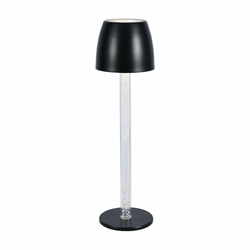 LED prigušiva punjiva stona lampa LED/3W/5V 3000K crna