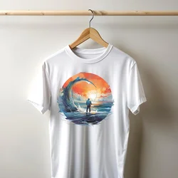 Camiseta Majica sa štampanim printom Cam 424, Muška, Bela