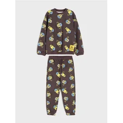 Sinsay - Komplet trenerke: duks i pantalone Minions - tamno siva