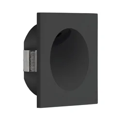 Eglo 900251 - LED svetlo za stepenište ZARATE LED/2W/230V 3000K crna