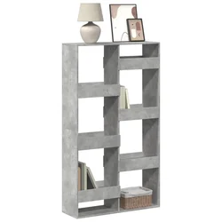 Regal za knjige boja betona 100x33x175 cm konstruirano drvo