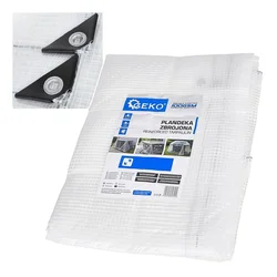 Ojačana prozorna cerada 3x4m, 100g/m2 81567
