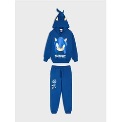 Sinsay - Komplet trenerke sa printom Sonic the Hedgehog - mornarsko