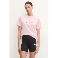 Adidas Ženska majica Elements radiate floral graphic, Roze