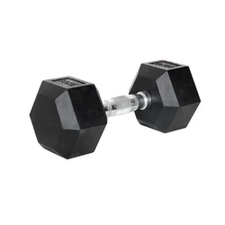 Hawk Fitness Bučica Hex, 22.5kg, Crni