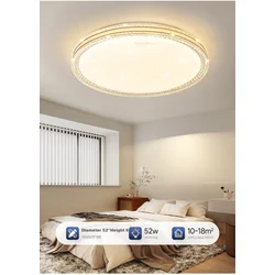 Sanxingzhaoming Plafonska lampa LED, 52 W, Bela