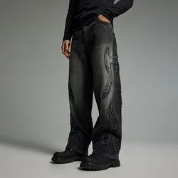 Baggy fit farmerke