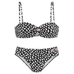 VIVANCE Bikini  bež / črna / bela