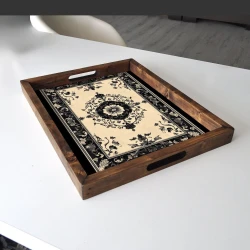 Aberto Design Poslužavnik REF028 48 x 38 x 4 cm, Šareni