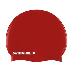Swimaholic seamless cap red