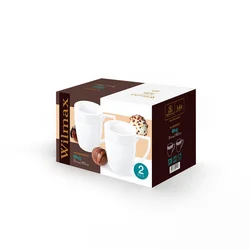 Set 2 Skodelic Julia, Porcelan, 450ml