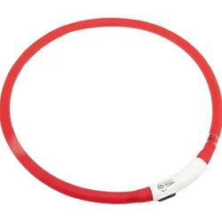 FLAMINGO Ogrlica za pse Visio Led Light, Crvena