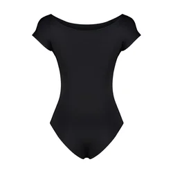 Trendyol Black Fitted Boat Neck Stretchy Snap Fastener Knitted Bodysuit