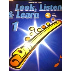 LOOK,LISTEN & LEARN FLUTE 1 + AUDIO ACCESS