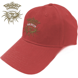 Bob Dylan Unisex Baseball Cap Eye Icon Red
