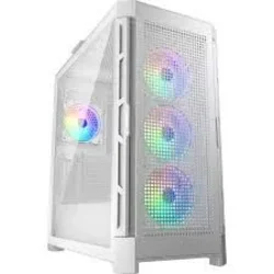COUGAR AIRFACE PRO RGB PC Case, Mid Tower, White